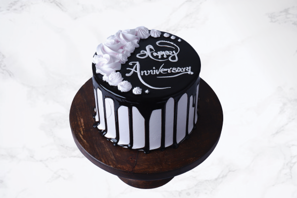 Choco Drip Anniversary Cake