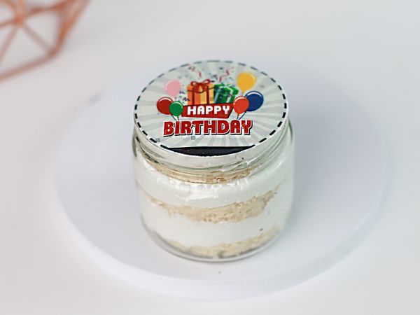 Birthday Photo Jar Cakes - Pack of 2