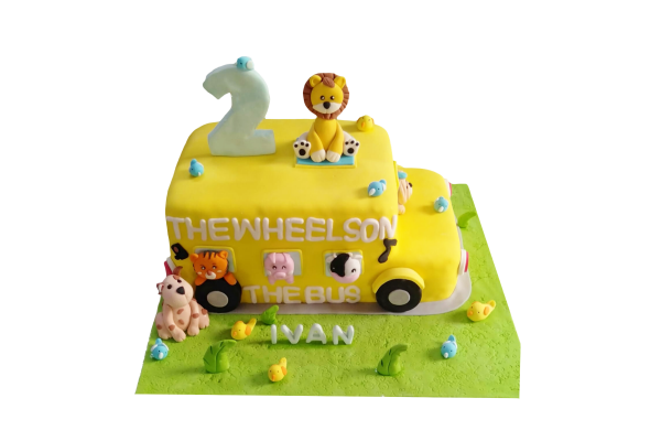 Wheels On The Bus Cake