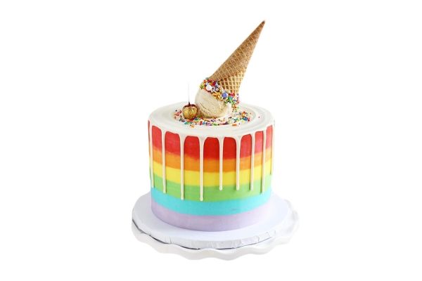 Ice Cream Rainbow Cake