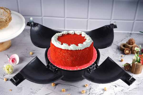 Regal Red Velvet Bomb Cake