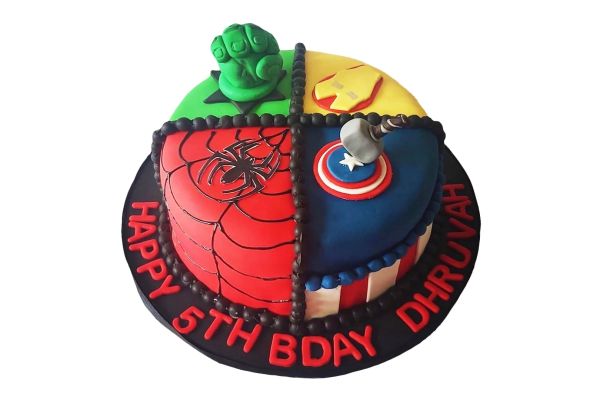 Avengers Custom Cake