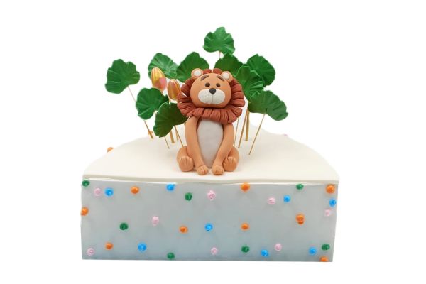 Lion Half Birthday Custom Cake