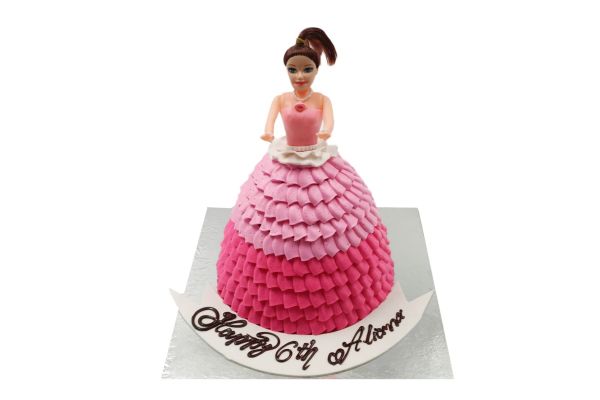 Pink Barbie Custom Cake