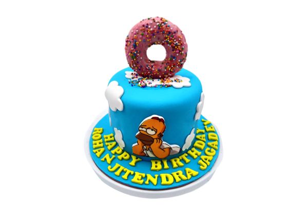 Simpson Custom Cake