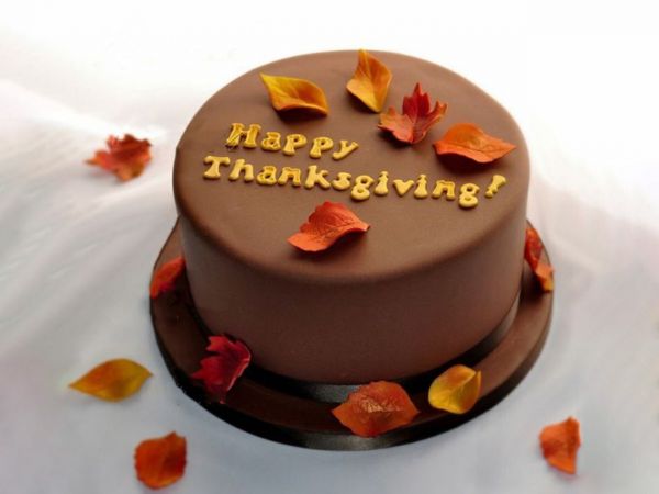 Happy Thanksgiving Custom Cake