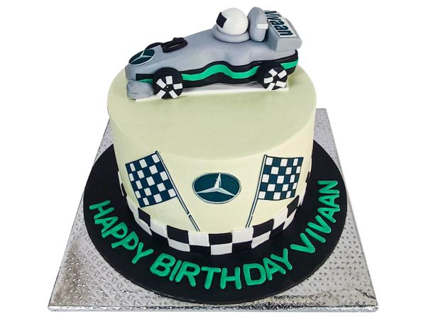 F1 Race Theme Custom Cake