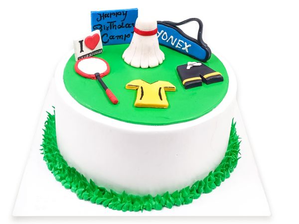Badminton Theme Custom Cake