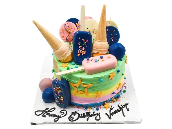 Icecream Theme Custom Cake