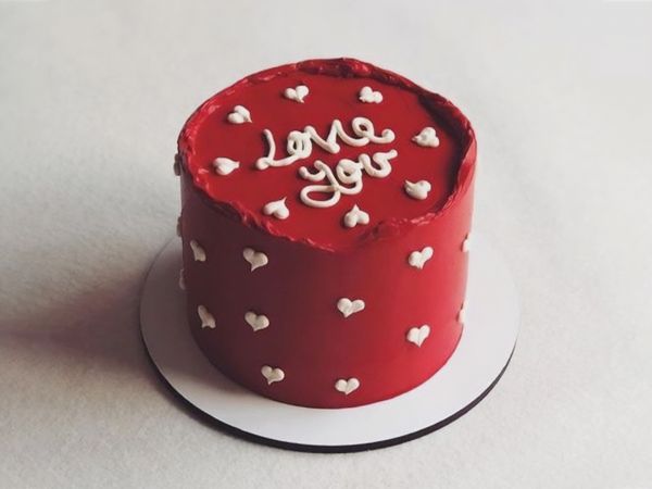 Valentines Day Bento Cake