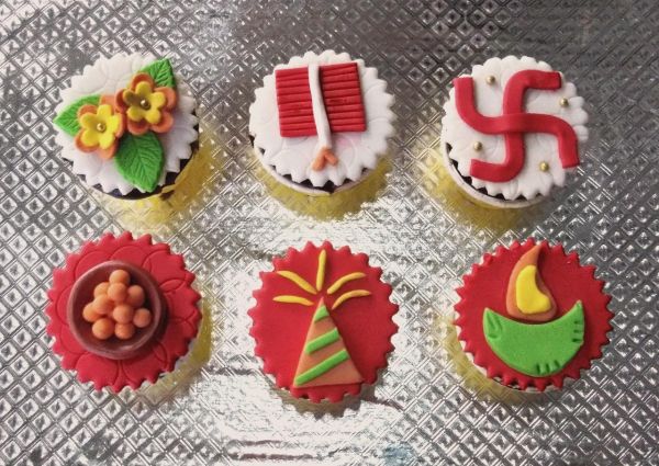 Diwali Designer Cupcakes