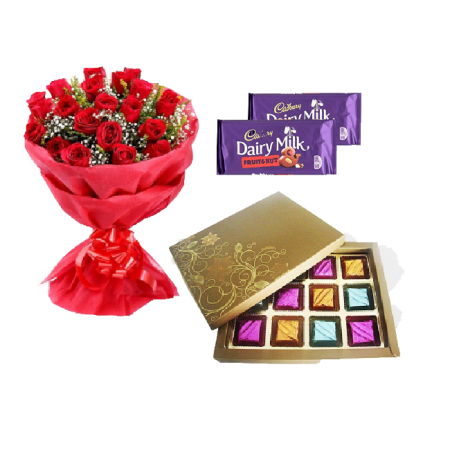 Roses & Chocolate Gift for Her