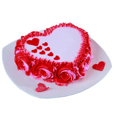 Rossette Heart Cake