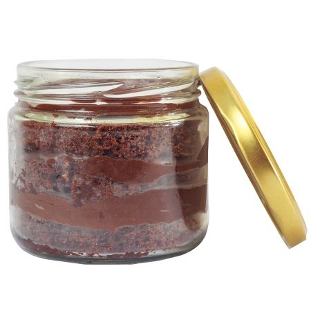 Chocolate Truffle cake in a Jar