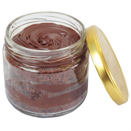 Chocolate Truffle cake in a Jar