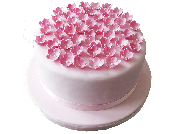 Pretty Flowers Cake