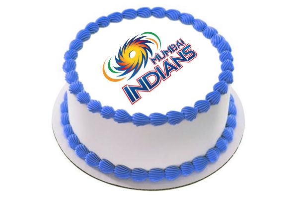 Mumbai Indians Photo Cake