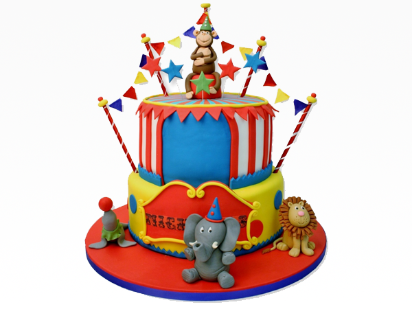 Circus In Town Cake