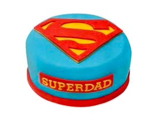 Super Dad Theme Cake