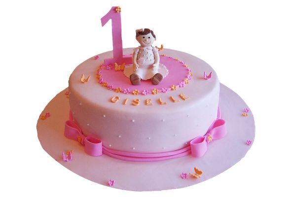Baby Girl Cake - Customizable