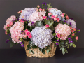 Basket Full Of Happiness Flowers