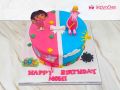Dora & Peppa Pig Cake