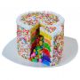 Funfetti Rainbow Pinata Gems Cake