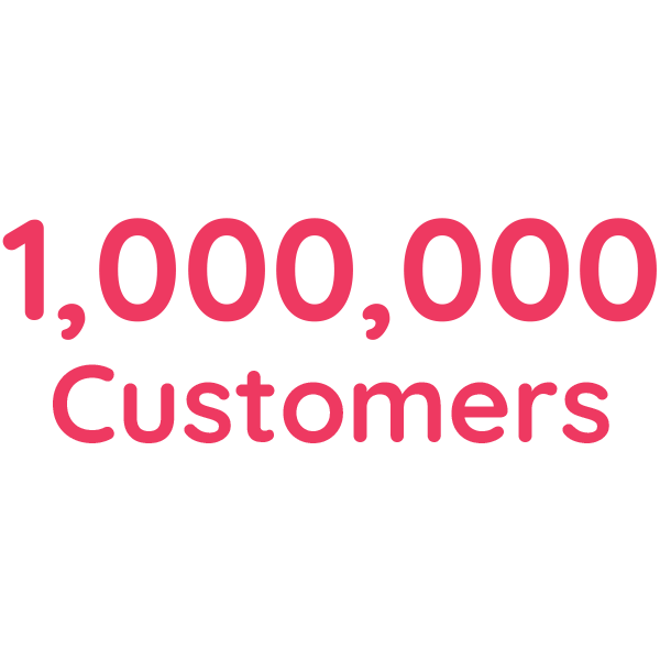 We have crossed 1M customers