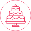 Anniversary Cake Icon