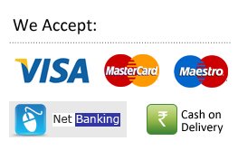 Visa Card, Debit Card, Credit Card, Netbanking, UPI, PayTM, Google Pay, Phonepe available at Warmoven